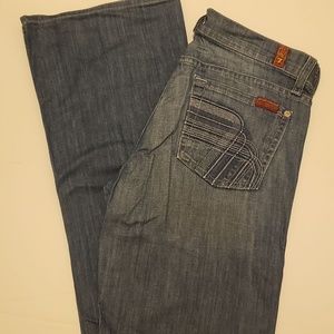 7 For All Mankind Bootcut Vintage Wash Sz 26